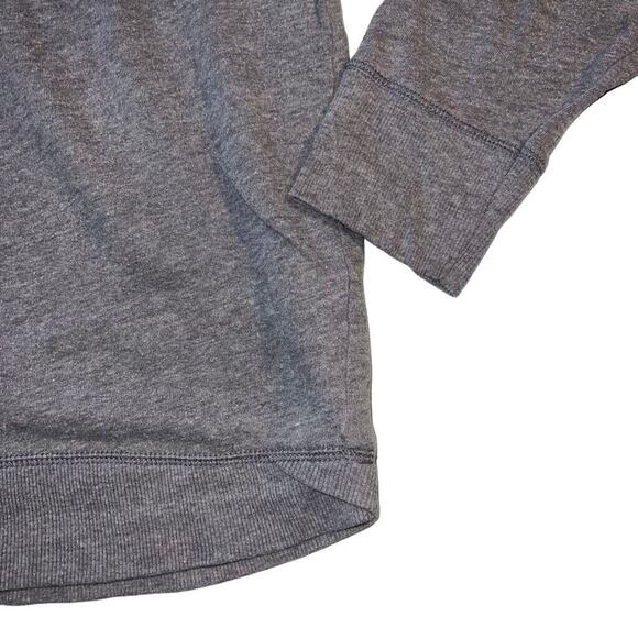 Aeropostale Womens Hoodie Lightweight Basic Sweatshirt Pullover Hooded Grey XL - Picture 4 of 6